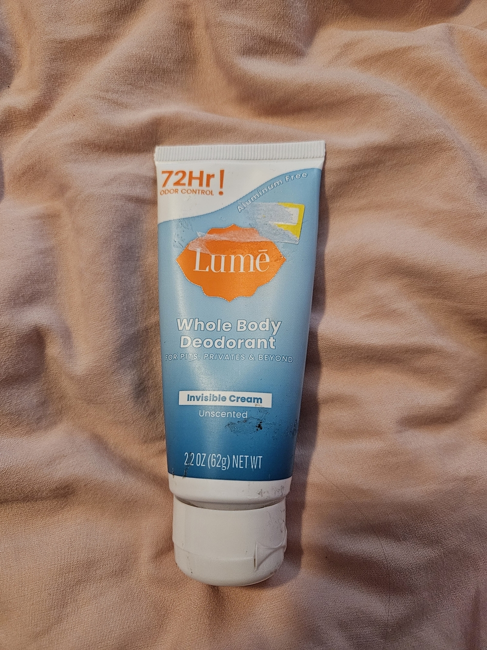Deodorant tube (Lume Whole Body Deodorant)
